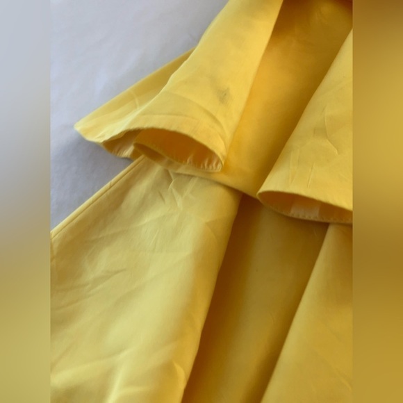 NWT Zara 3 Tiered Yellow Medium Dress - Picture 6 of 9